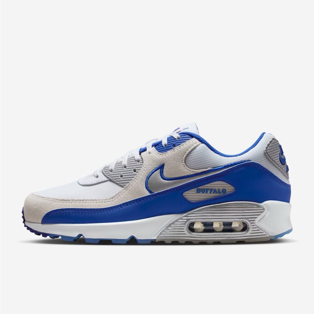 Brand New in Box Nike Air Max 90 x NFL Buffalo Bills Shoes size 9.5 M